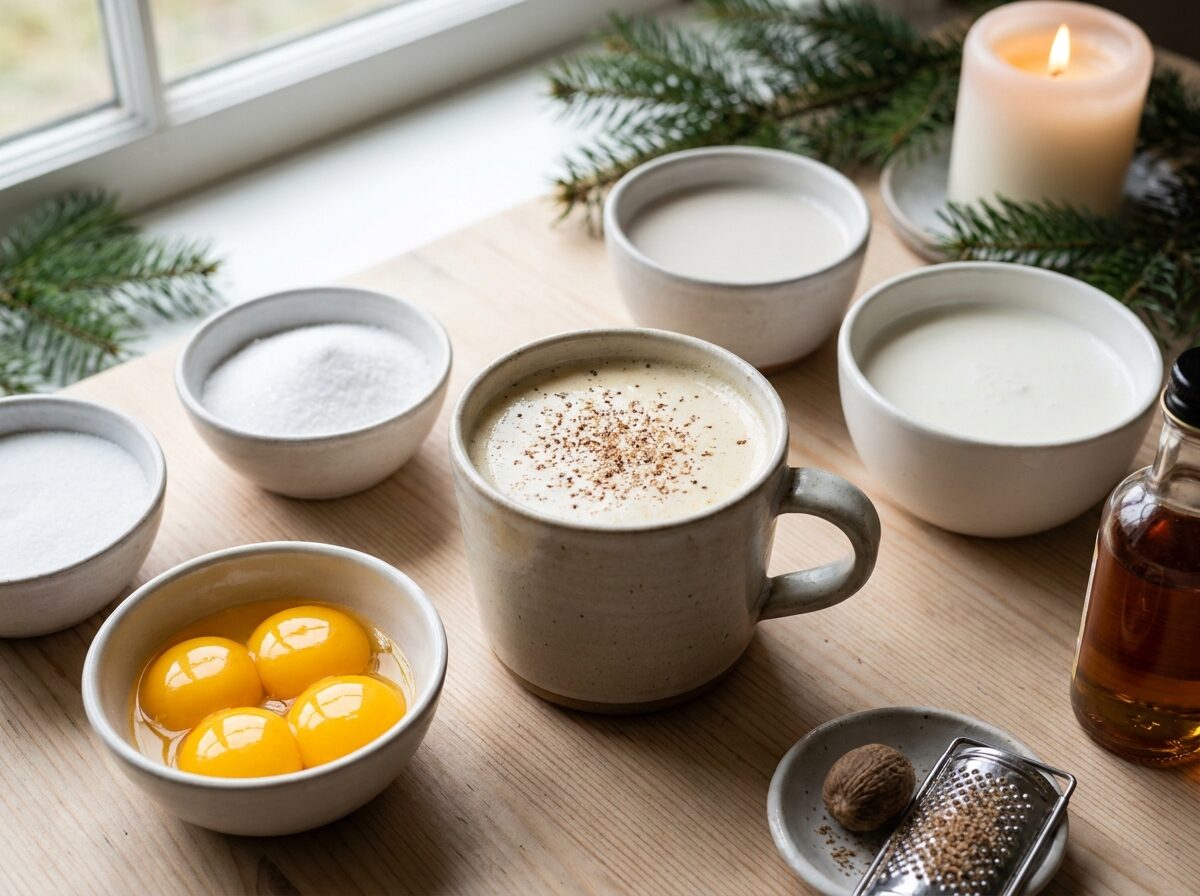 Best Keto Eggnog - Keto dinner recipe with 3.1g net carbs. Low carb ketogenic dinner meal.