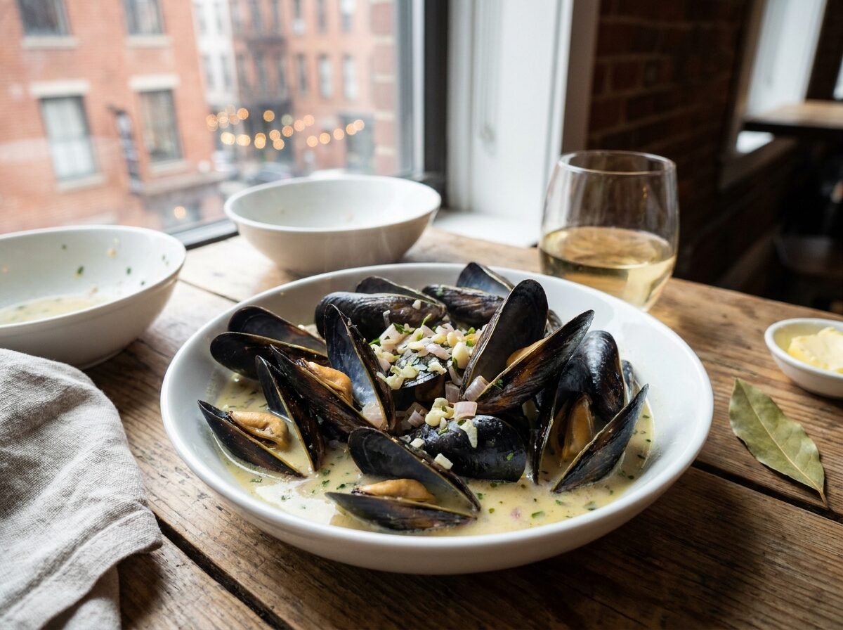 Keto Moules Mariniere