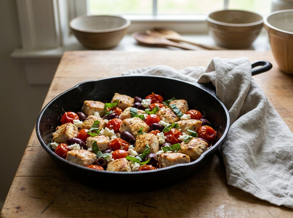 Mediterranean Chicken Recipe | Easy Keto Dinner | 11g Carbs