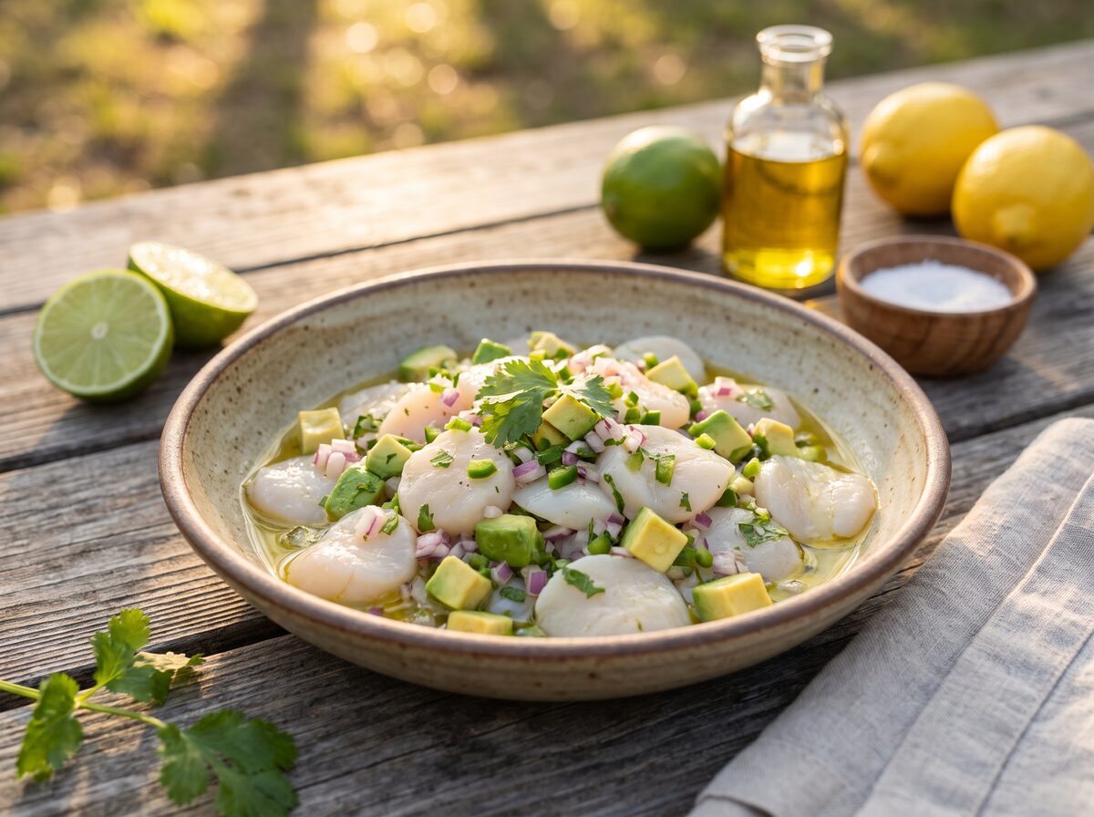Scallop Ceviche with Avocado